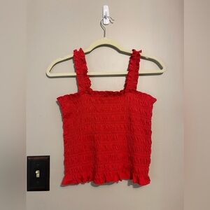 Red old navy women’s extra small tank top